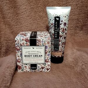 Beekman 1802 Honeyed Grapefruit Whipped Body Cream and Hand Cream